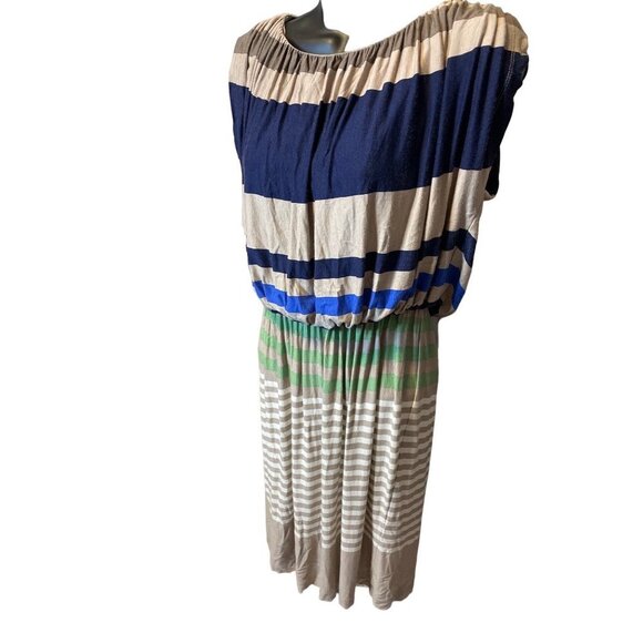 Suzy Chin for Maggy Boutique NWT Multicolor Blousy Loose Dress Sz 4 - Picture 3 of 6